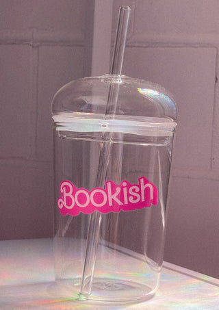 Bookish Barbie Glass Tumbler