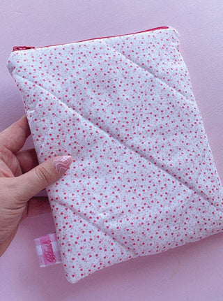 Mini Hearts Quilted Kindle Sleeve