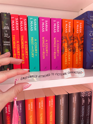 Emotionally Attached to Fictional Characters Bookmark