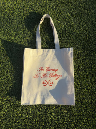 Coming to the Cottage Tote Bag