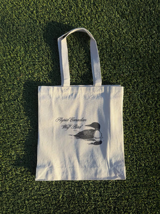 Stupid Canadian Wolf Bird Tote Bag